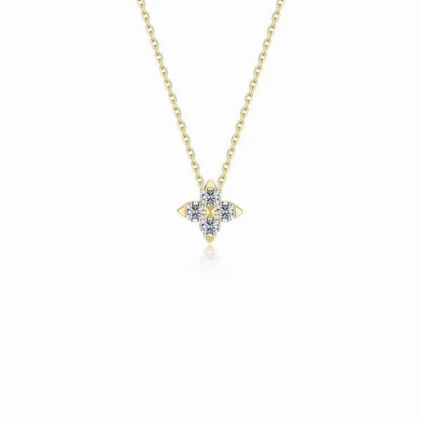 Trillium Bloom Necklace N0344CLP18