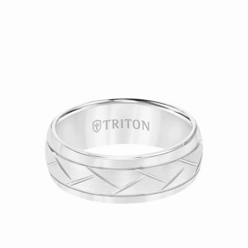 Triton Carved Wedding Band 11-2892HC-G