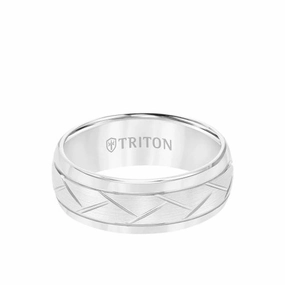 Triton Carved Wedding Band 11-2892HC-G
