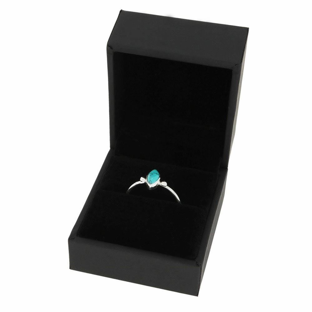 Turquoise Marquise Sterling Silver Ring