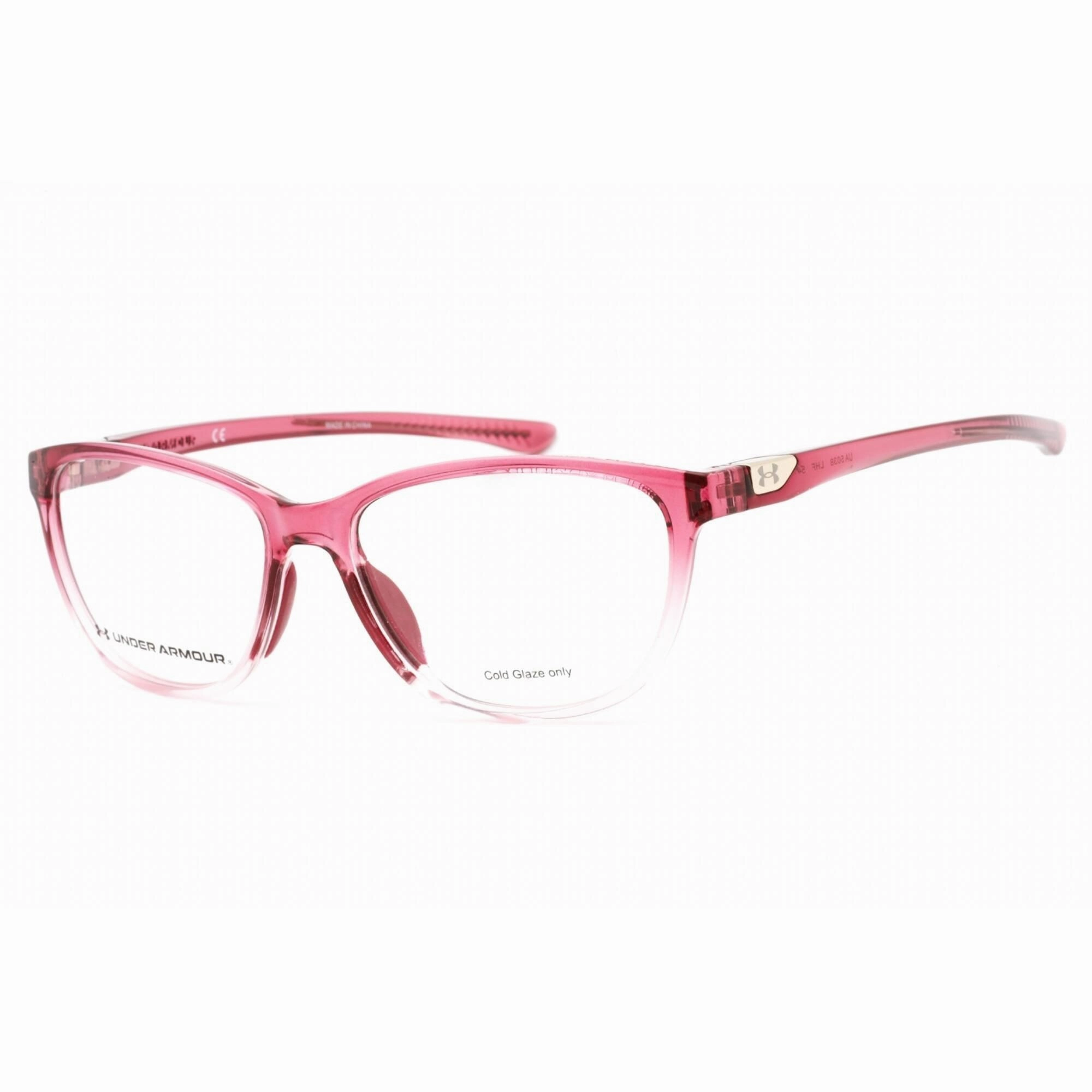 Under Armour Women's Eyeglasses - Burgundy Plastic Cat Eye Frame | UA 5038 0LHF 00