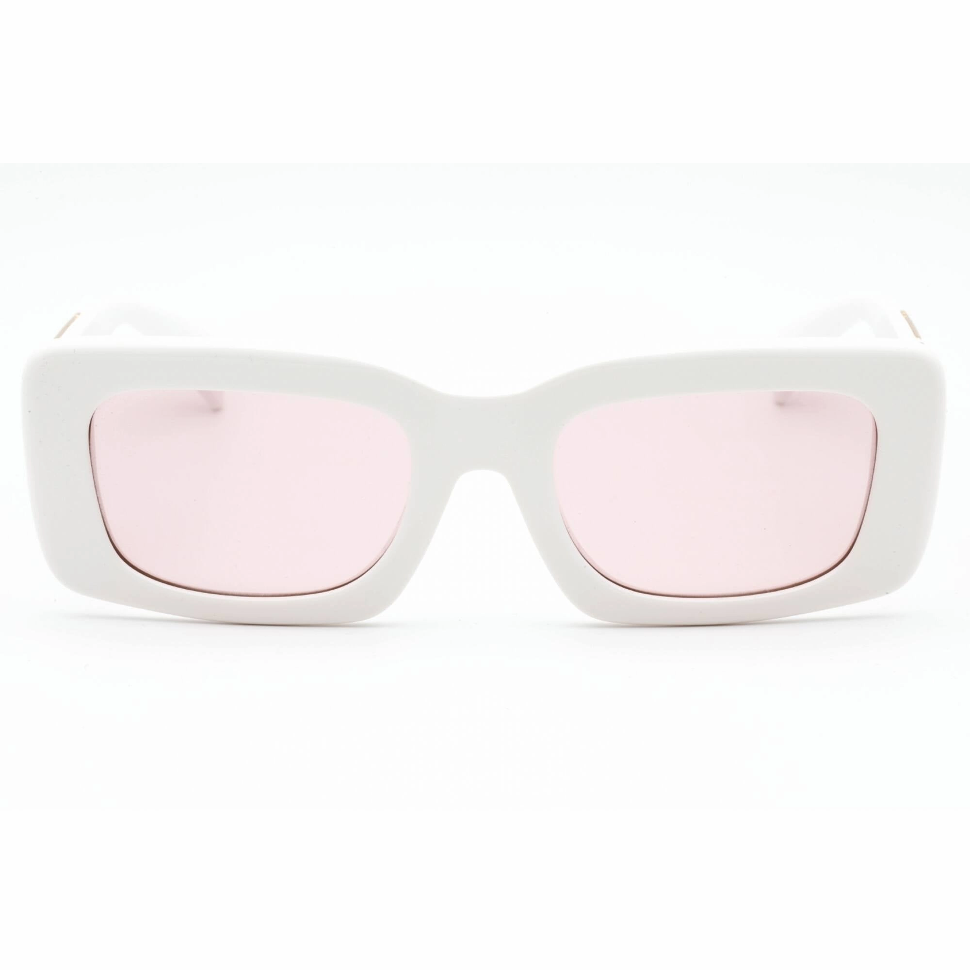 Versace Women's Sunglasses - White Rectangular Shape Frame Pink Lens | 0VE4444U 314/5