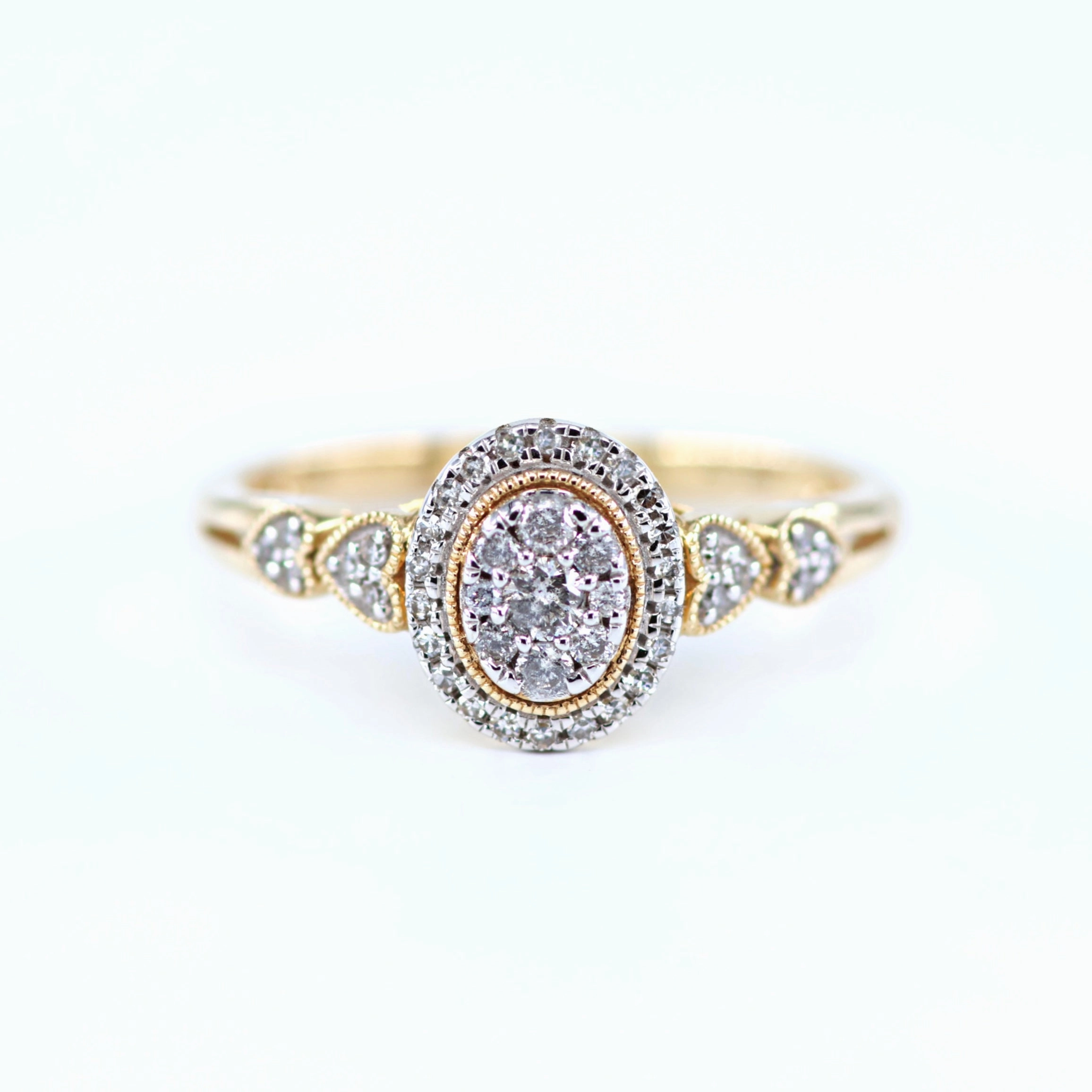 Vintage Oval Diamond Engagement Ring 4690048