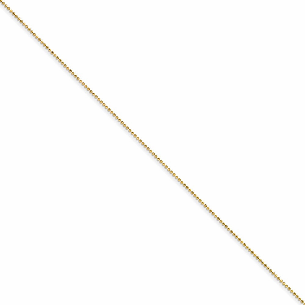 Yellow Rhodium over Brass 1.50mm Plated Ball Chain | SRN211