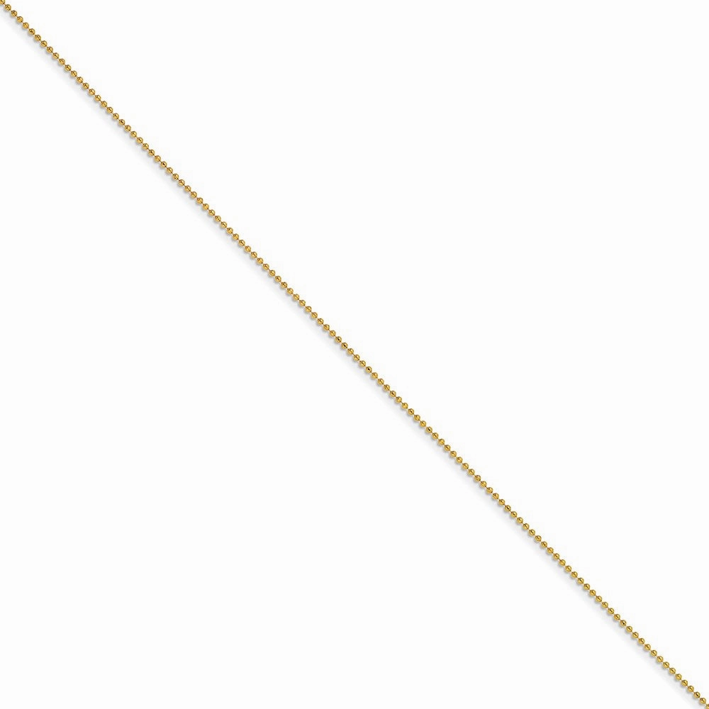 Yellow Rhodium over Brass 1.50mm Plated Ball Chain | SRN211