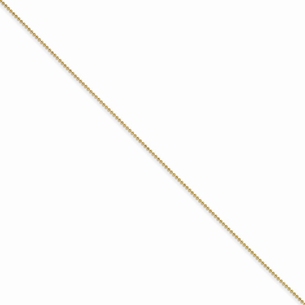 Yellow Rhodium over Brass 1.50mm Plated Ball Chain | SRN211