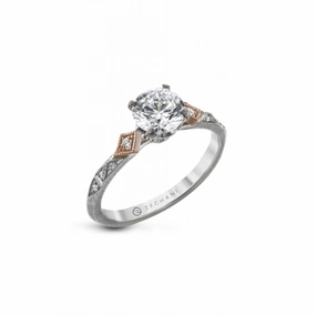 Zeghani Under Halo Engagement Ring Zr2113