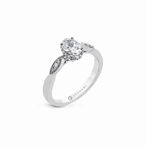 Zeghani Under Halo Engagement Ring Zr2333